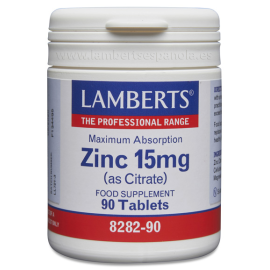 Zinc 15mg 90 Tabletas -...