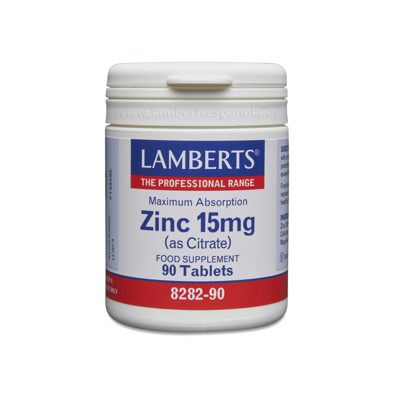 Zinc 15mg 90 Tabletas - Lamberts