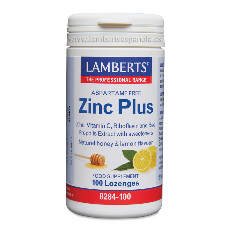 Zinc Plus 100 Lozenges - Lamberts