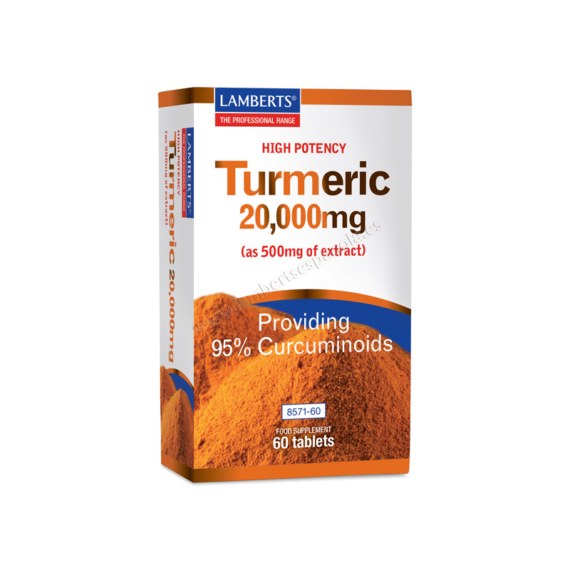 Cúrcuma o Turmeric 60 Tabletas - Lamberts