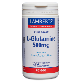 L-Glutamina 500mg 90 Cápsulas - Lamberts