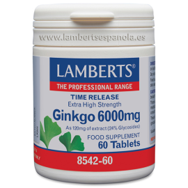 Ginkgo 60 Tabletas - Lamberts