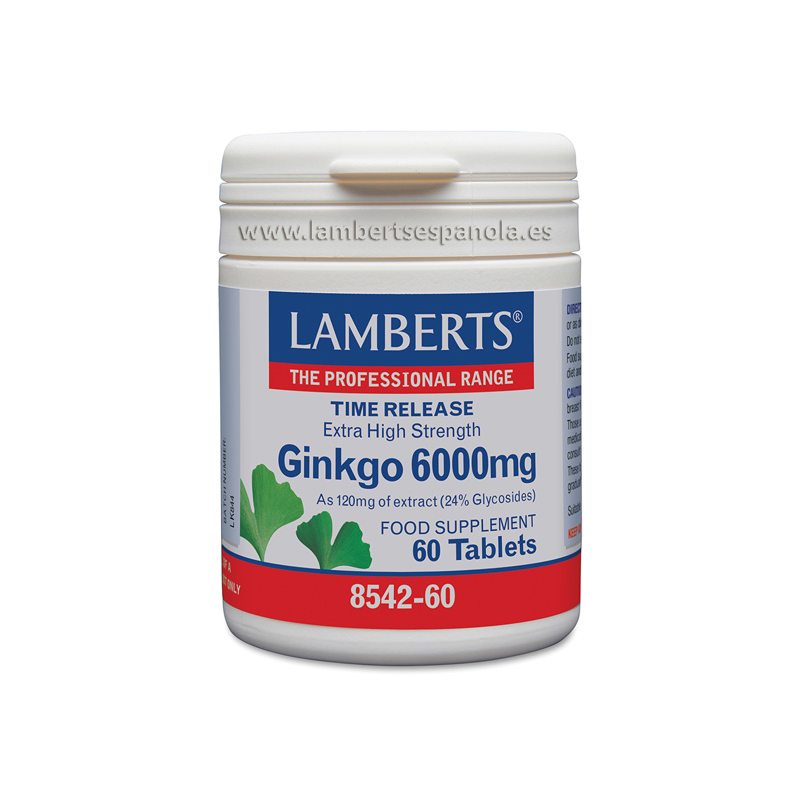 Ginkgo 60 Tabletas - Lamberts