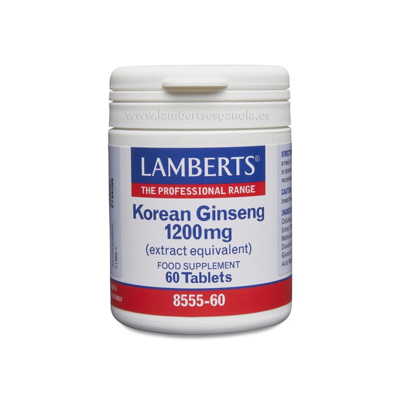 Ginseng Coreano 60 Tabletas - Lamberts