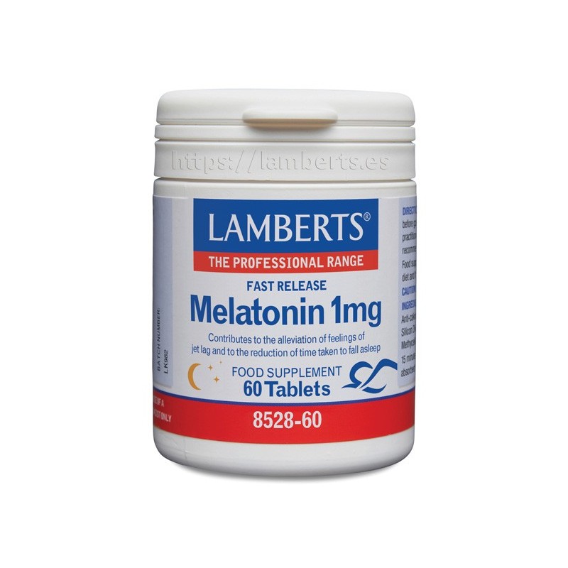 Melatonina 1mg 60 Tabletas - Lamberts