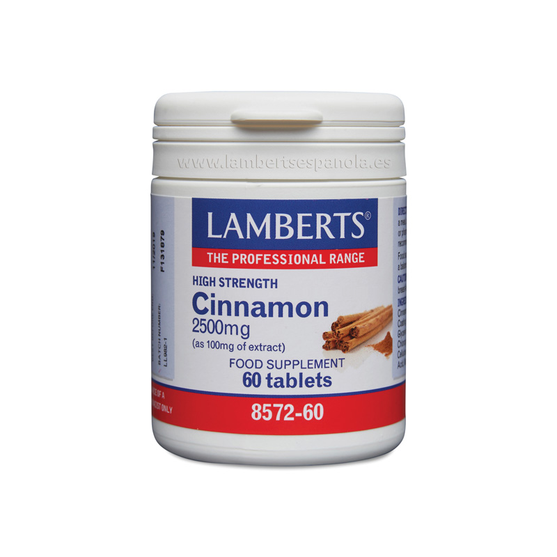 Cinamon 2500mg 60 Tabletas - Lamberts