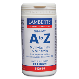 A-Z Multivitamins & Minerals 60 Cápsulas - Lamberts