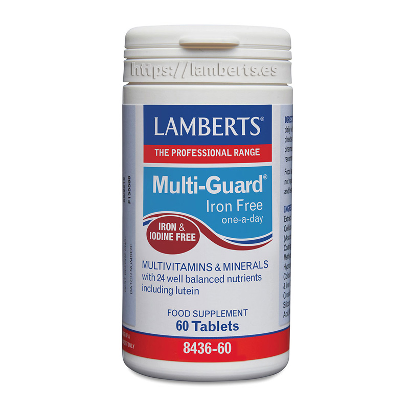 Multi-Guard Iron Free 60 Tabletas - Lamberts