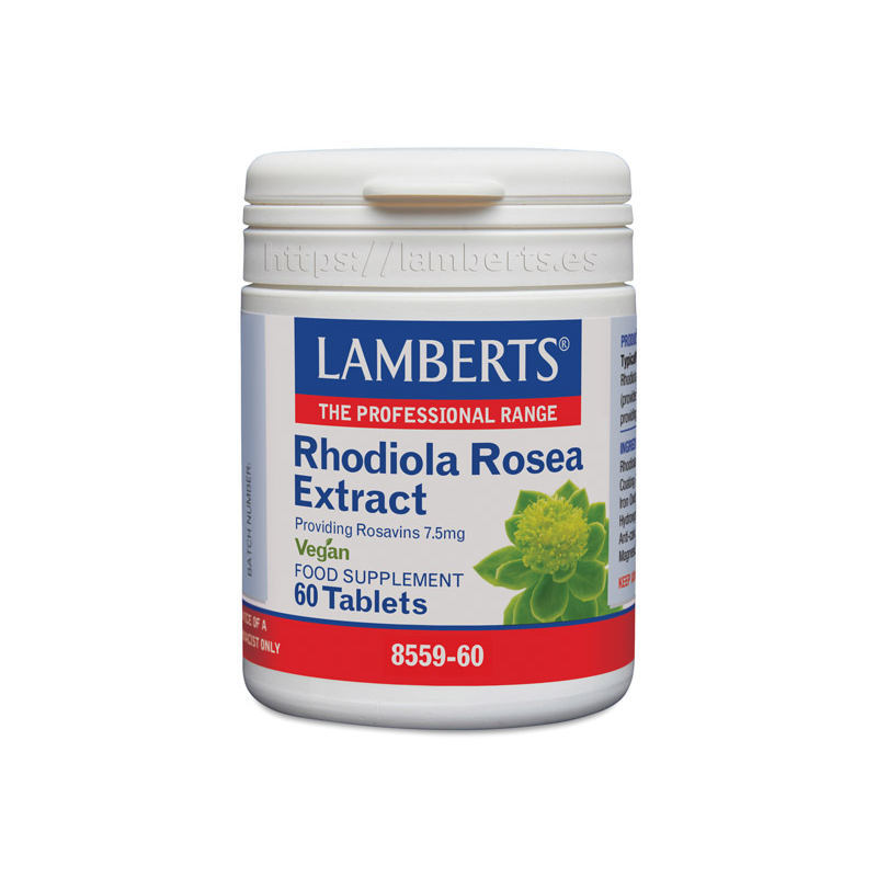 Rhodiola Rosea 3125mg 60 Tabletas - Lamberts