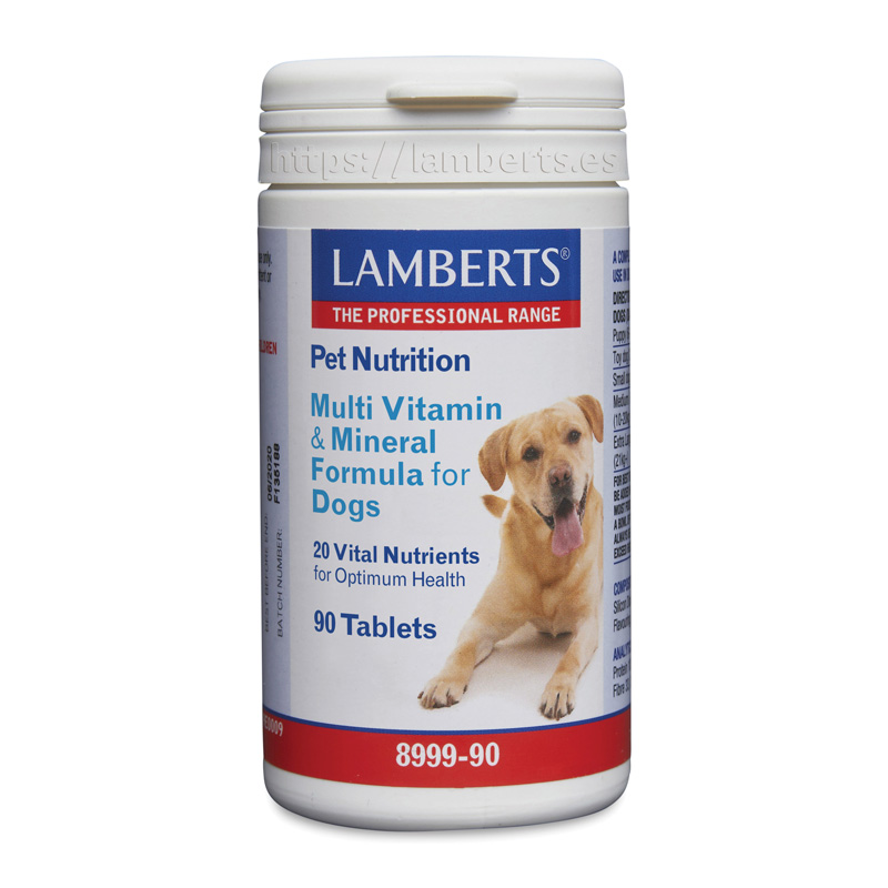 Multivitaminas y Minerales para perros 90 Tabletas - Lamberts