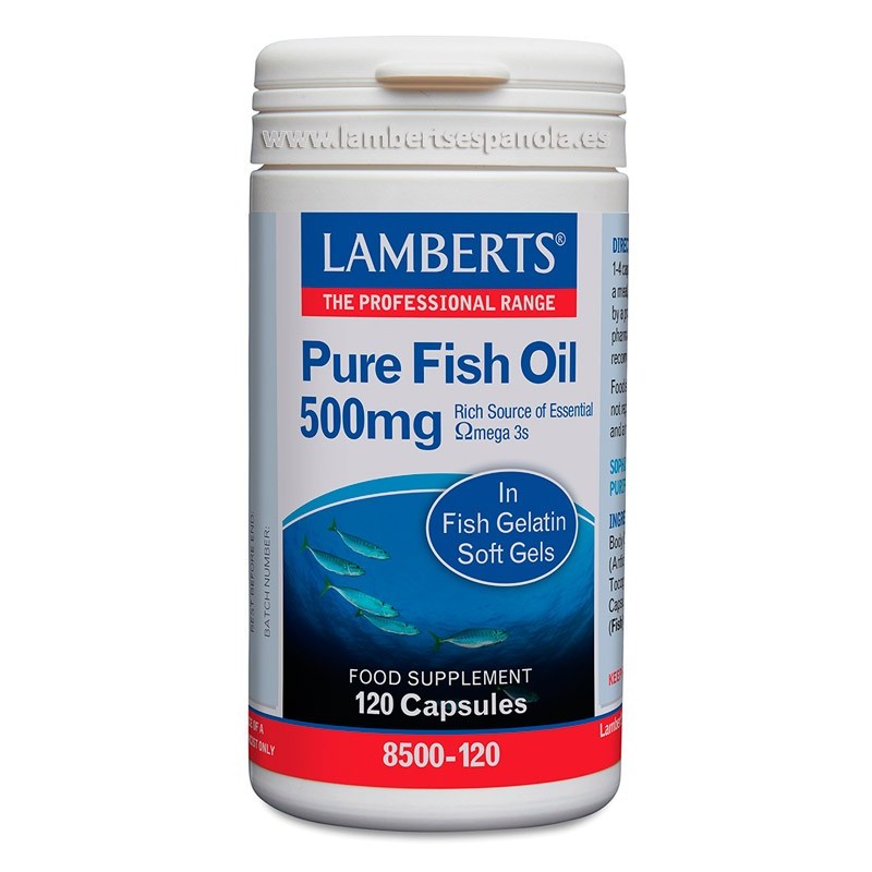 Aceite de Pescado 500mg 120 Cápsulas - Lamberts