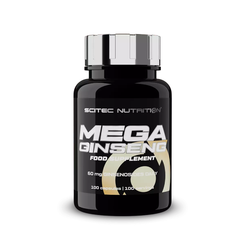 Mega Ginseng 100 Cápsulas - Scitec Nutrition