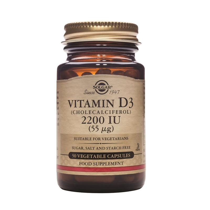 Vitamina D3 - 50 VegCaps - Solgar