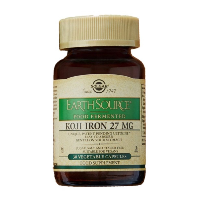 Earth Source Koji Iron 30 VegCaps - Solgar