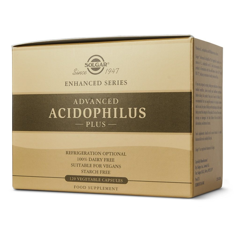 Advanced Acidophilus Plus 120 VegCaps - Solgar