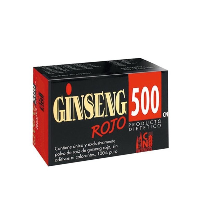 Ginseng Rojo 500 50 cápsulas - Nutrisport