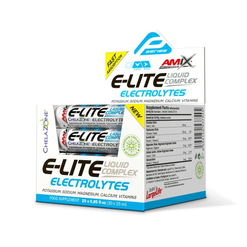 E-Lite Liquid Electrolytes 20x25ml - Amix Performance