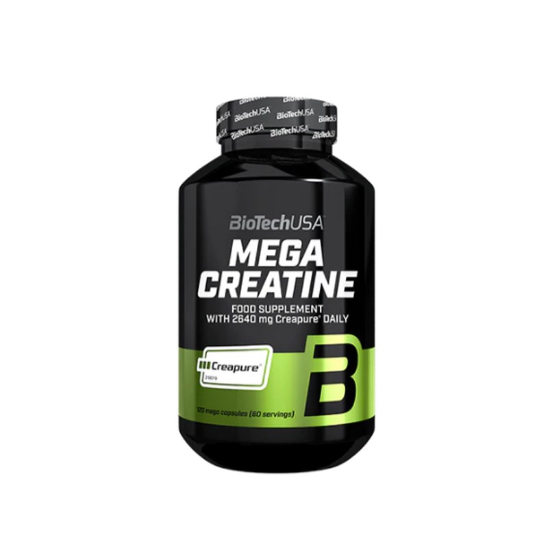 Mega Creatine CREAPURE 120 Cápsulas - BioTech USA